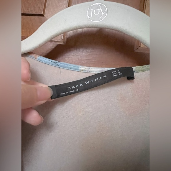 Zara Midi Floral Print Dress Size Small - Picture 6 of 12